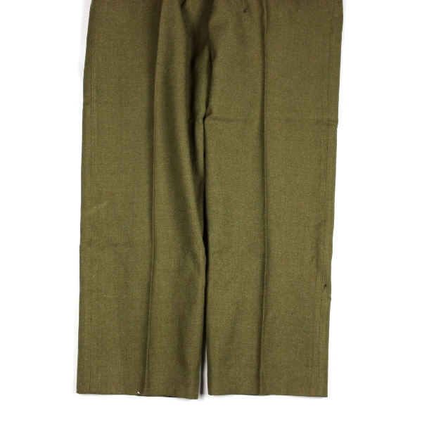 M1937 OD wool serge field trousers - W32 L33