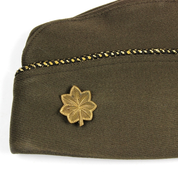 US Army officers OD wool gabardine garrison cap - Major