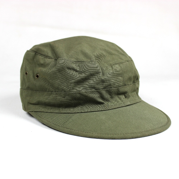 M1943 OD7 cotton sateen cap w/ visor - 7 1/4