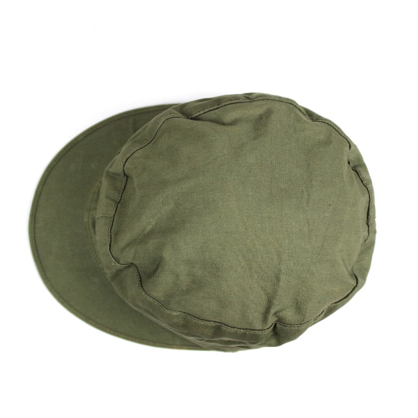 M1943 OD7 cotton sateen cap w/ visor - 7 1/4