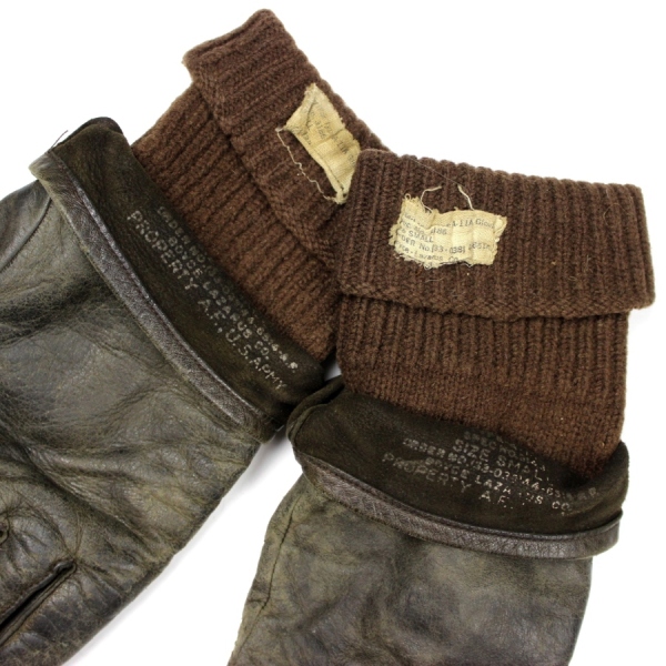 USAAF type A-11A flight gloves w/ wool inserts