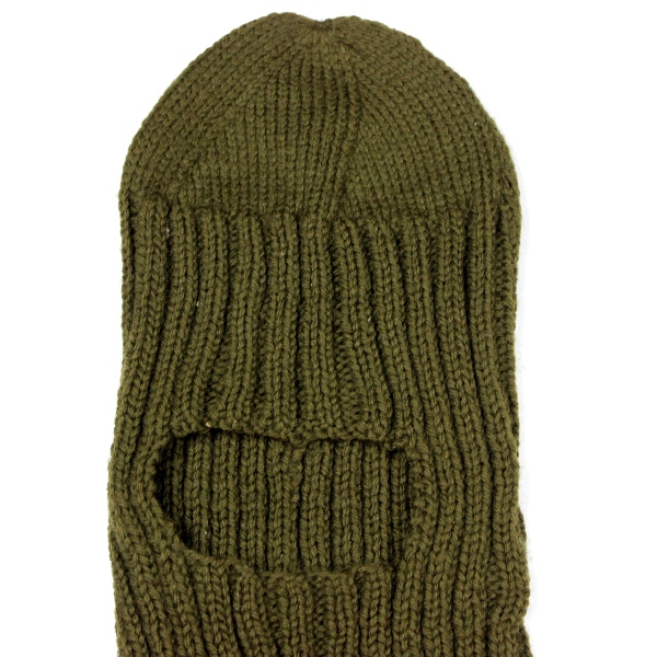 M1941 OD wool knit protective hood / Toque