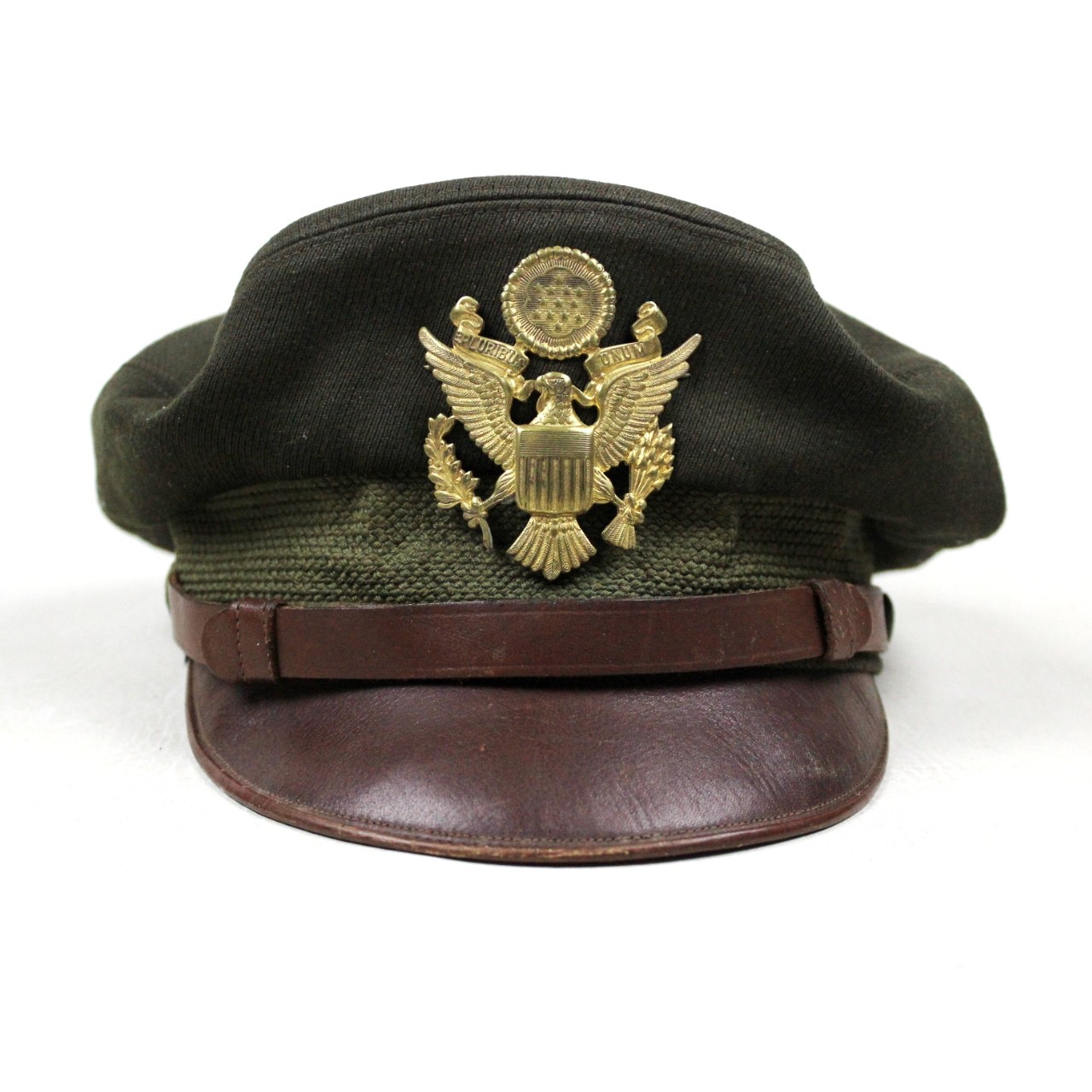 USAAF officers OD crusher cap - Bancroft Flighter