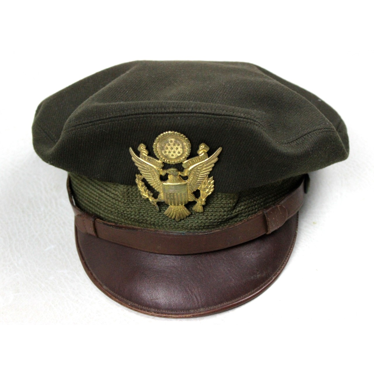 USAAF officers OD crusher cap - Bancroft Flighter