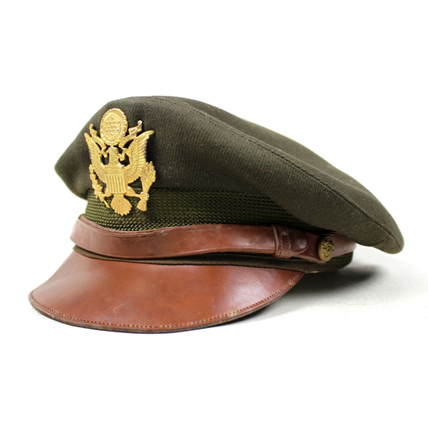 USAAF OD gabardine officers dress cap