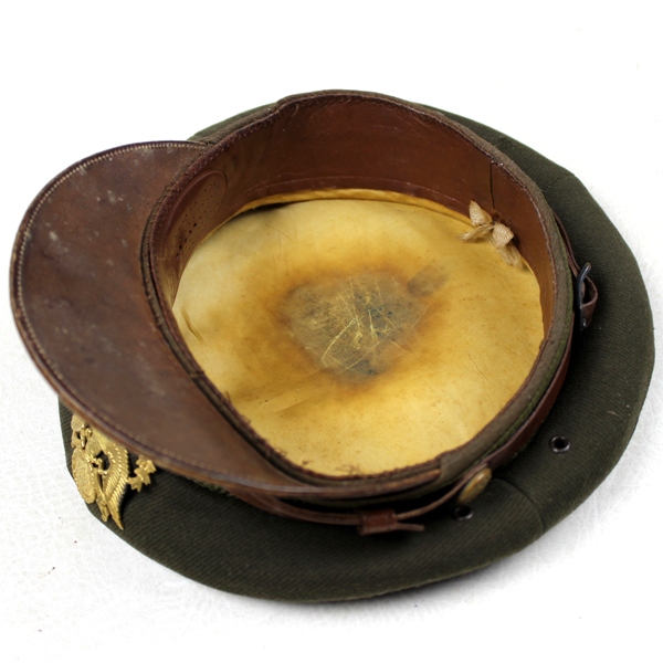 USAAF OD gabardine officers dress cap