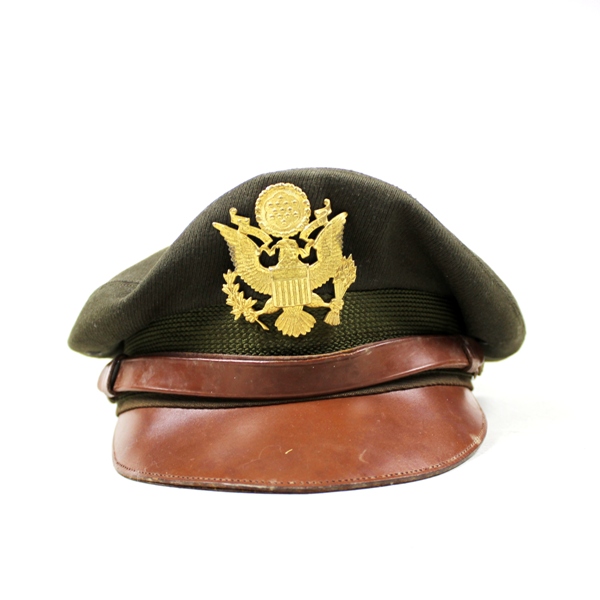 USAAF OD gabardine officers dress cap