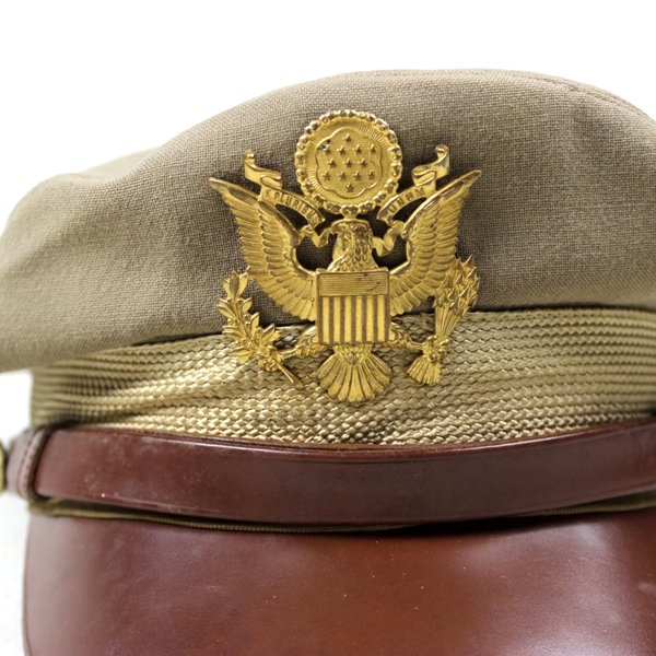 USAAF khaki officers dress cap