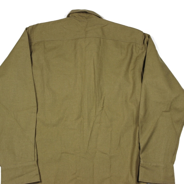 USMC brown wool service shirt