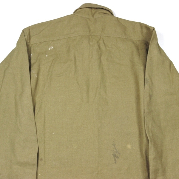 USMC brown wool service shirt