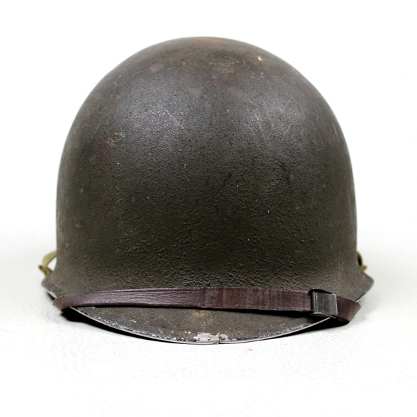 Salty front seam, fixed bales M1 helmet w/ liner