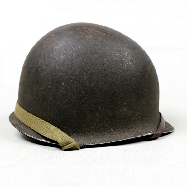 Salty front seam, fixed bales M1 helmet w/ liner