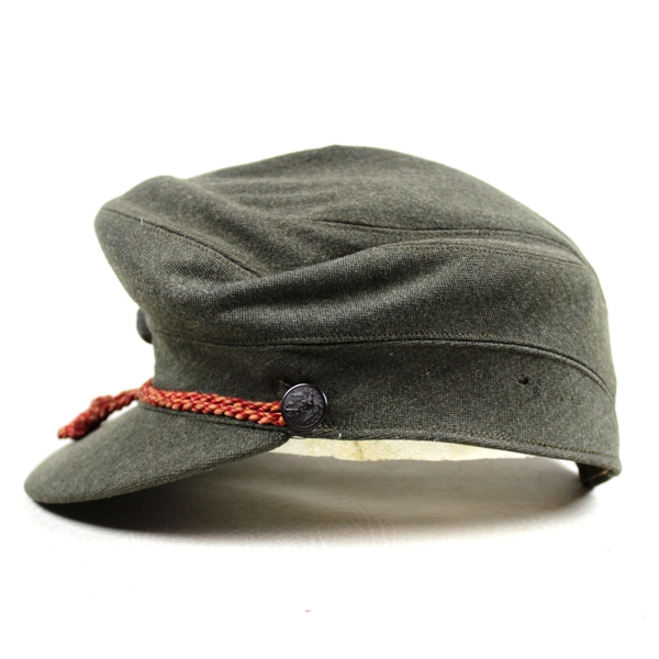 USMCWR forest green officer dress cap - Identified