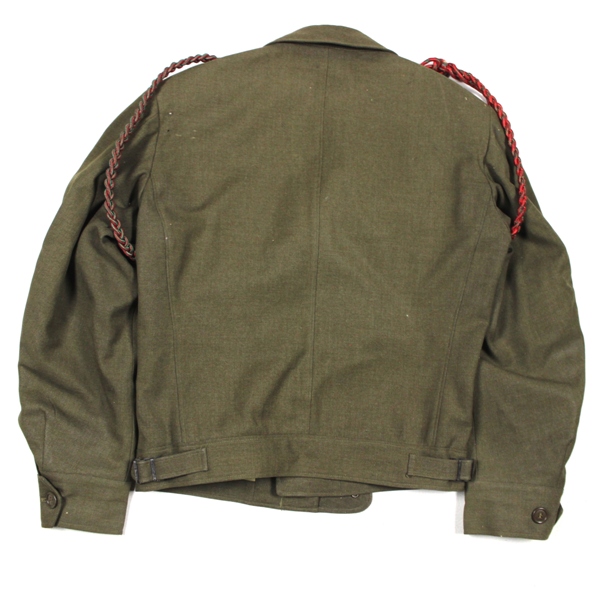 EM Ike dress jacket, side cap dog tag - 82nd Airborne Division